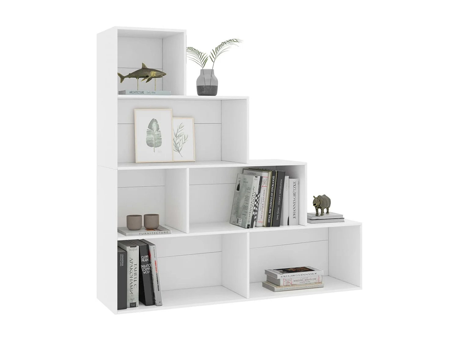 Bibliothèque/Cloison Blanc 155x24x160 cm Bois d'ingénierie