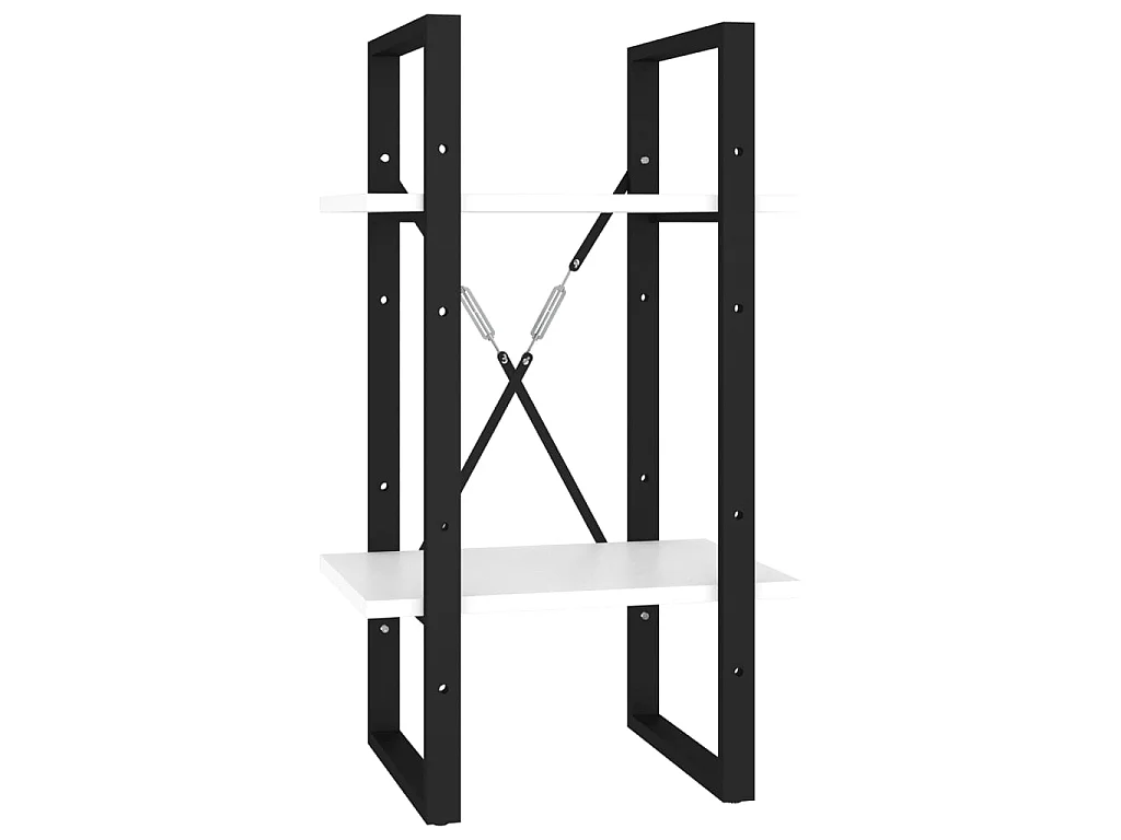 Bibliothèque à 5 niveaux Blanc 40x30x175 cm Bois ingénierie