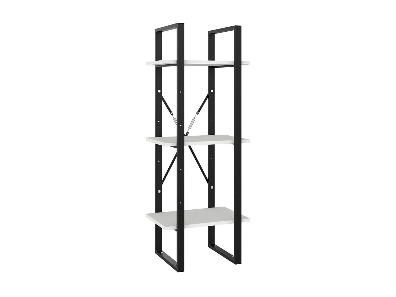 Bibliothèque à 5 niveaux Blanc 40x30x175 cm Bois ingénierie