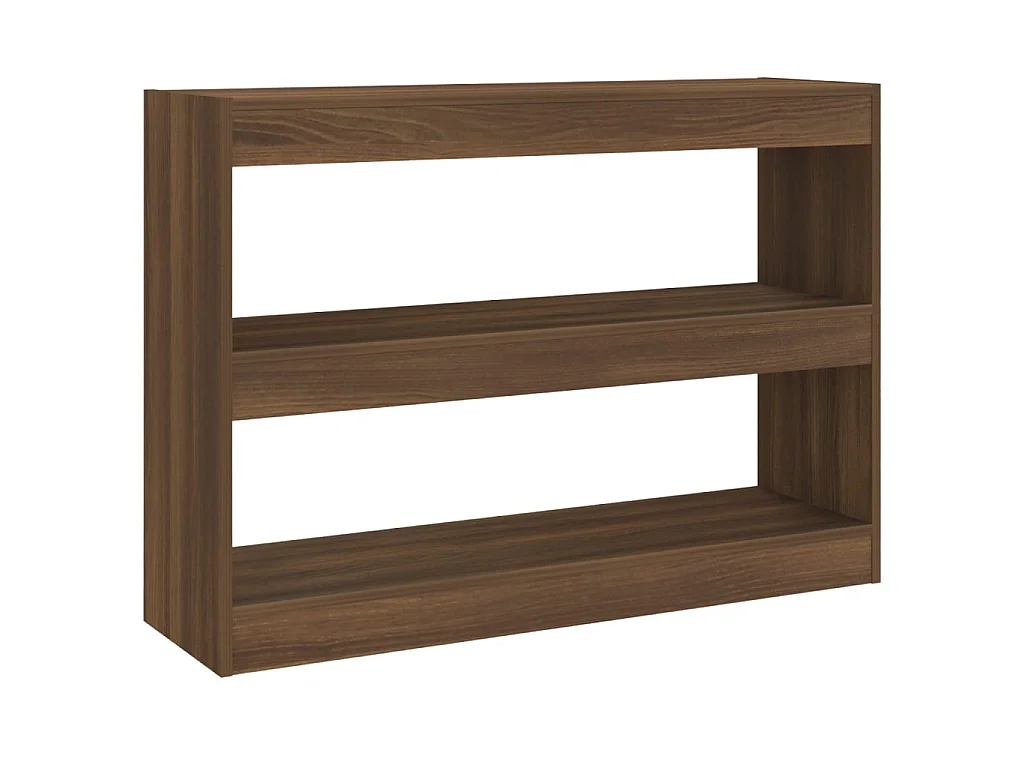 Libreria/Divisorio Rovere bruno 100x30x72 cm