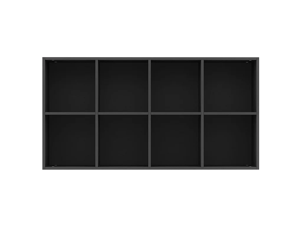 Librería/Aparador Negro 66x30x130 cm Madera contrachapada