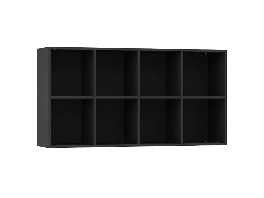 Estante/aparador preto 66x30x130 cm Madeira trabalhada