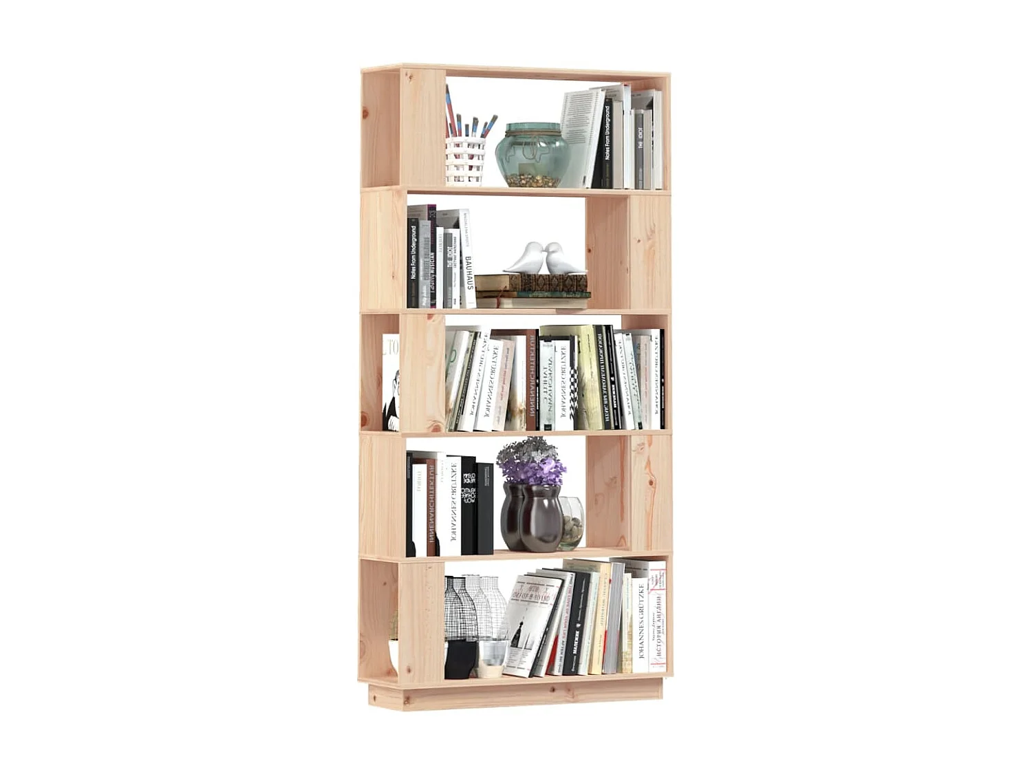 Libreria/Divisorio 80x25x163,5 cm Pino massiccio