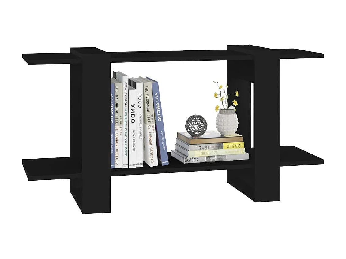 Bücherregal Schwarz 100x30x51 cm Holzwerkstoff