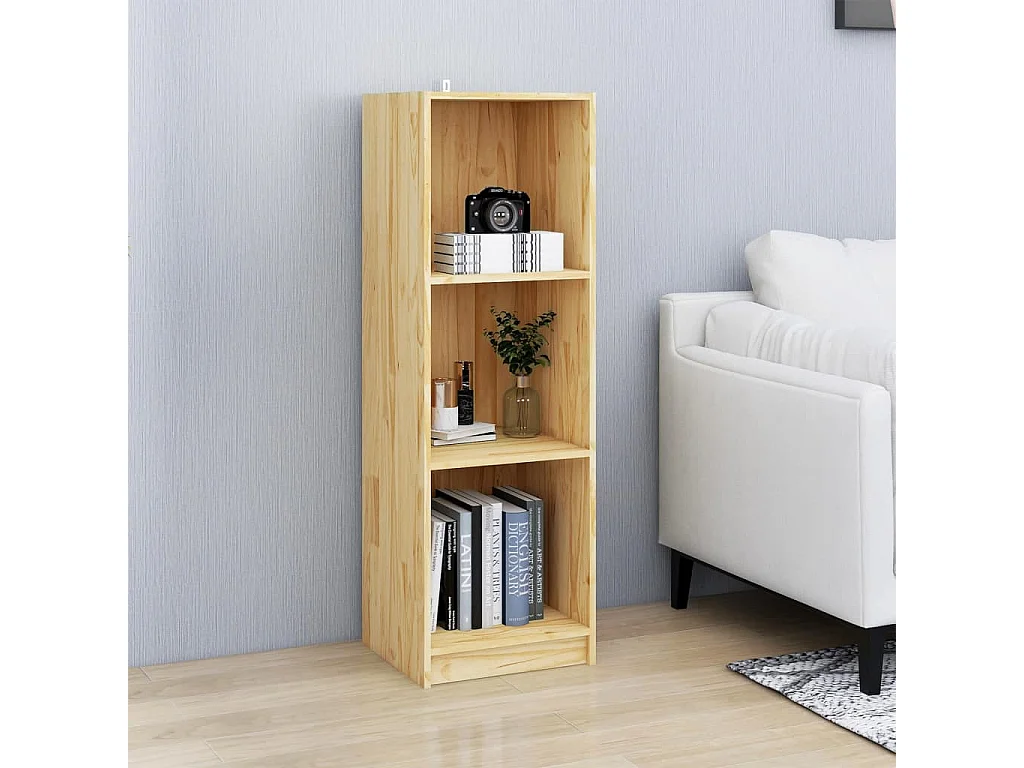 Bücherregal/Raumteiler 36x33x110 cm massive Kiefer