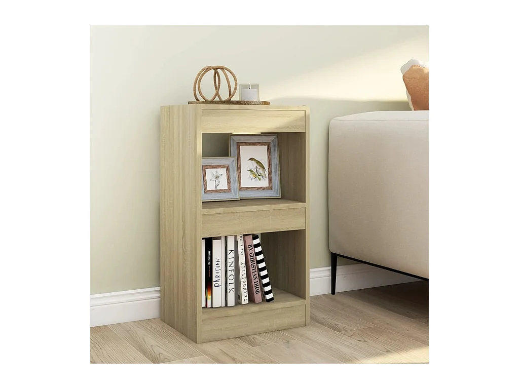 Boekenkast/Roomdivider Sonoma Eiken 40x30x72 cm