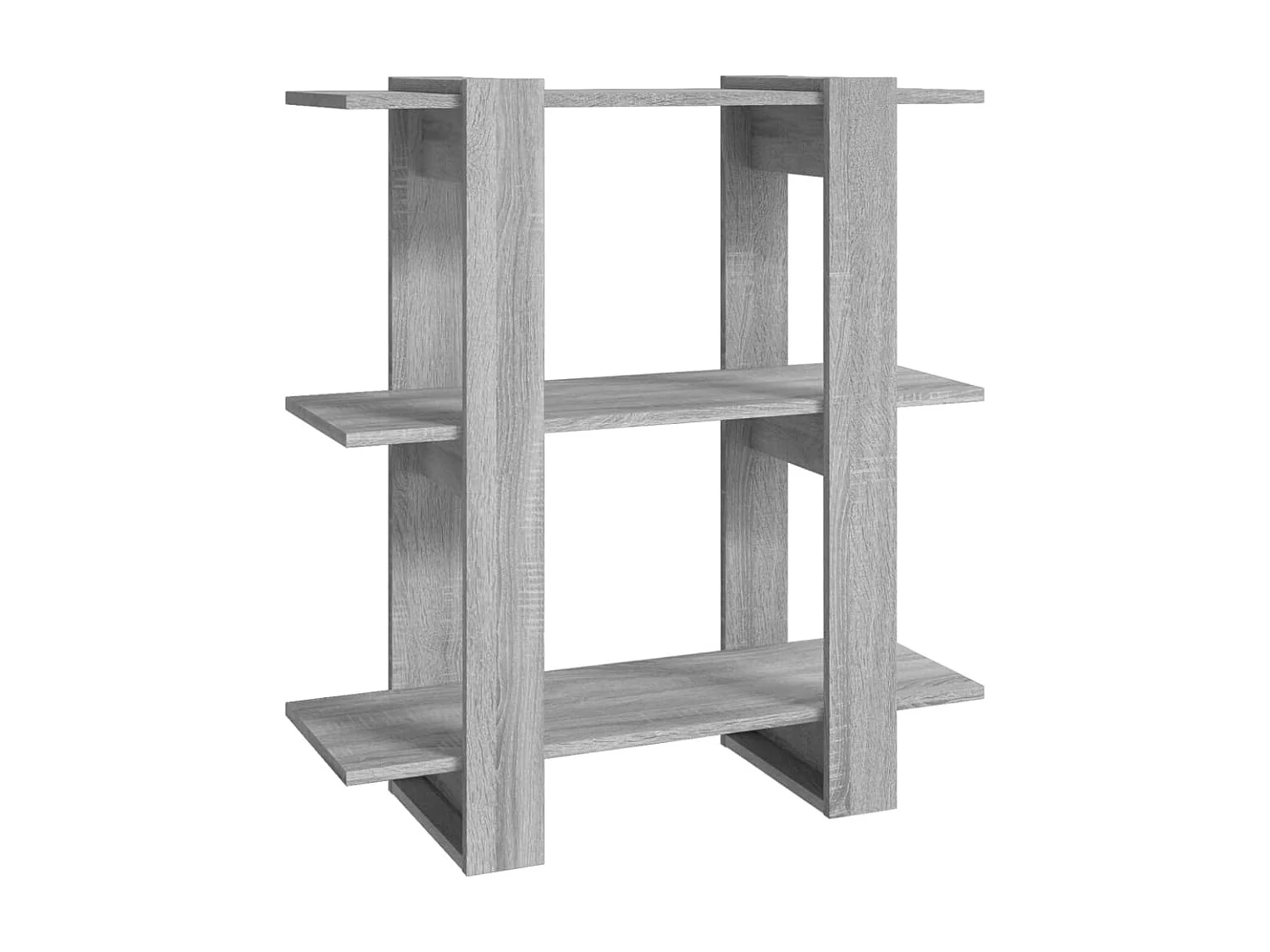 Bibliothèque/Séparateur de pièce Sonoma gris 80x30x87 cm