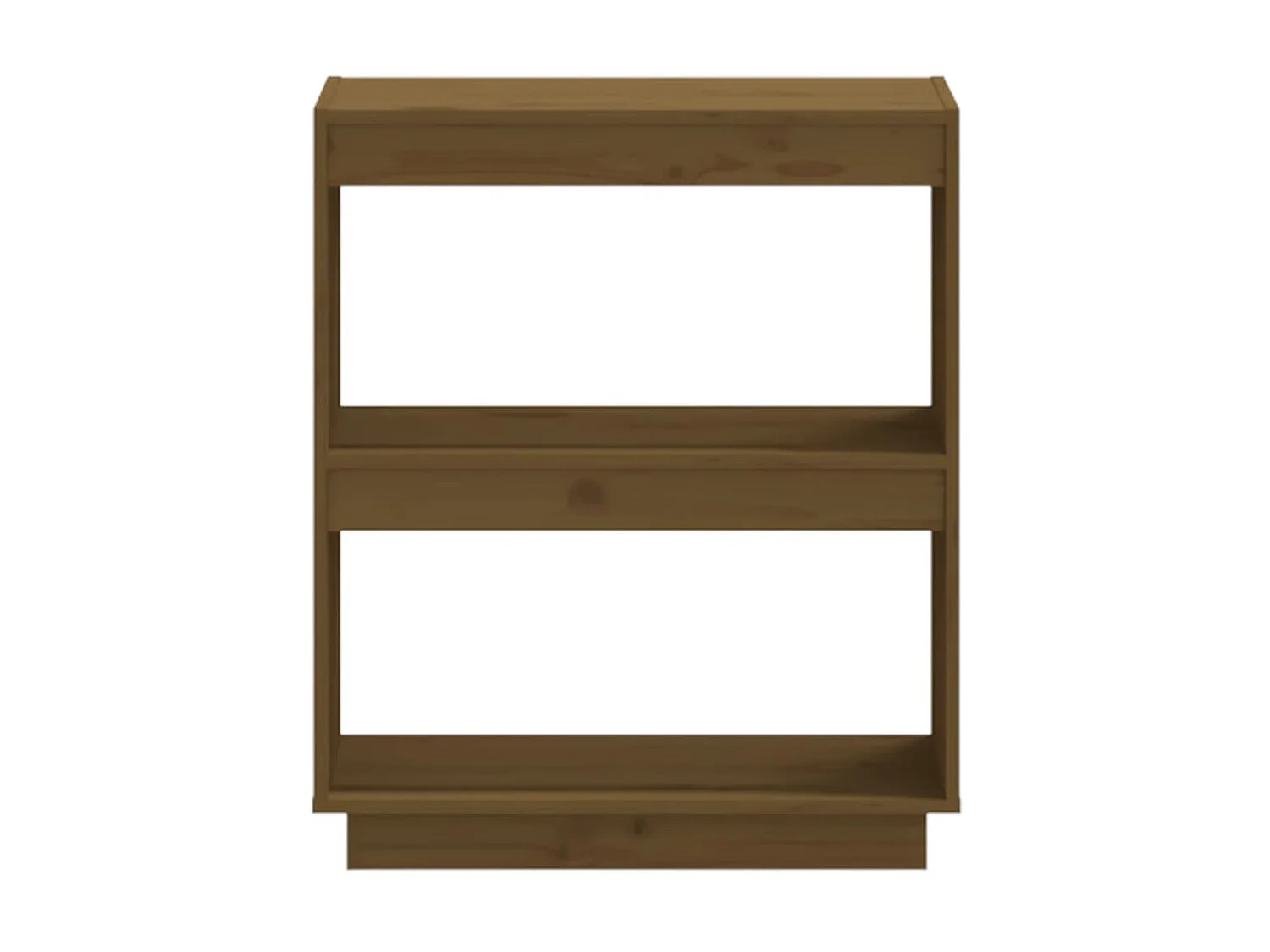 Estante castanho mel 60x35x71 cm Madeira maciça de pinho