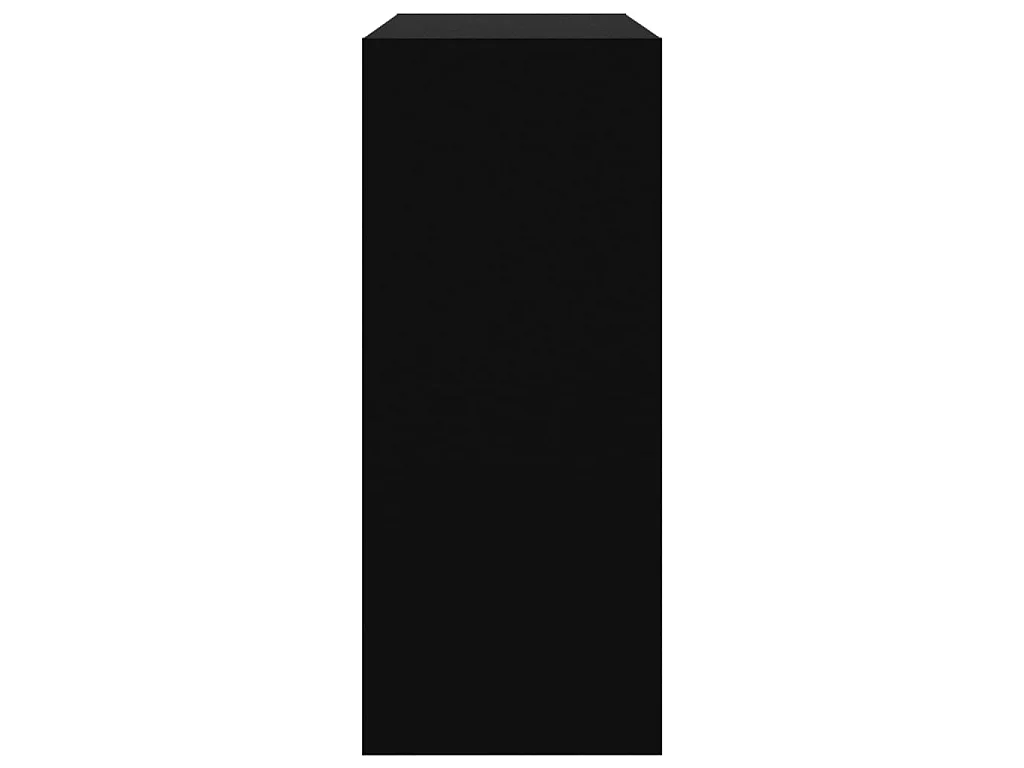 Bibliothèque/Séparateur de pièce Noir 80x30x72 cm