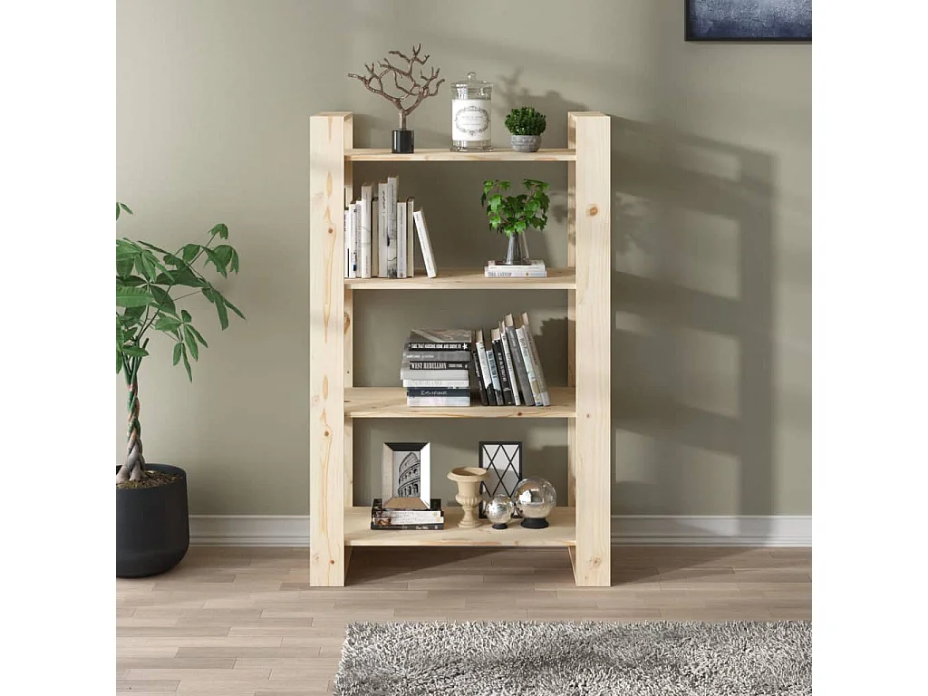 Boekenkast/Roomdivider 80x35x125 cm Massief grenen