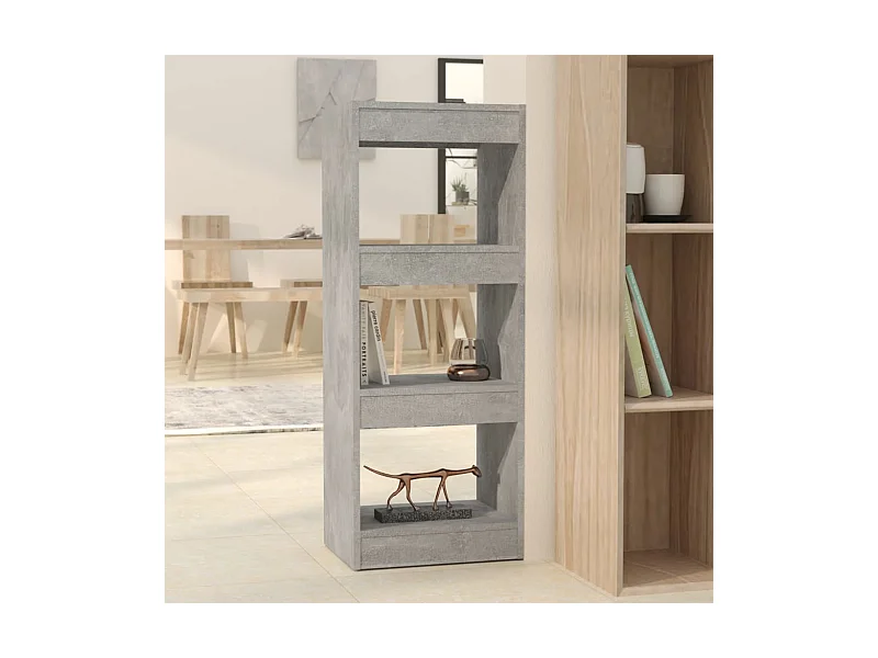 Libreria/Divisorio Grigio cemento 40x30x103 cm