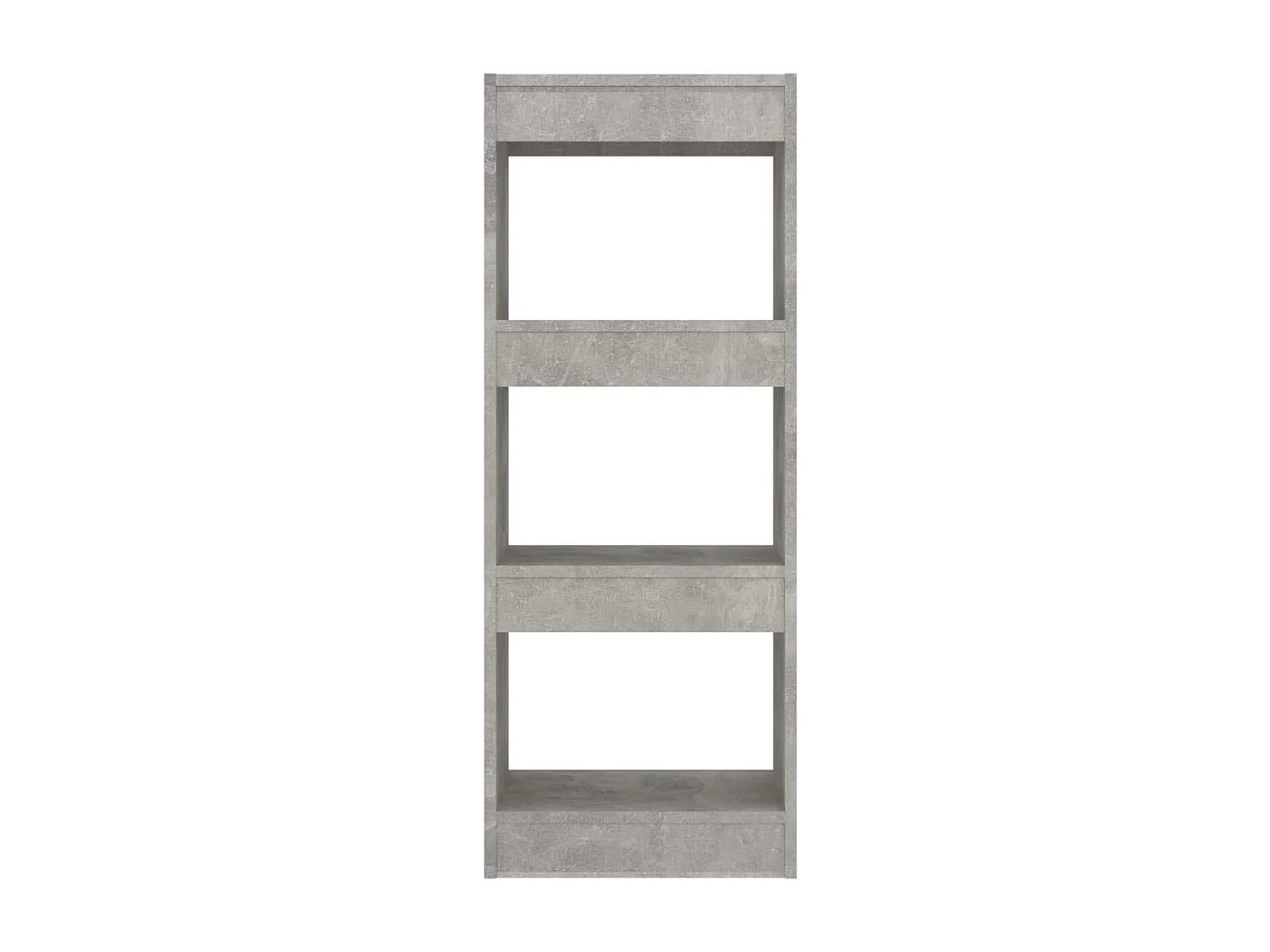 Bibliothèque/Séparateur de pièce Gris béton 40x30x103 cm