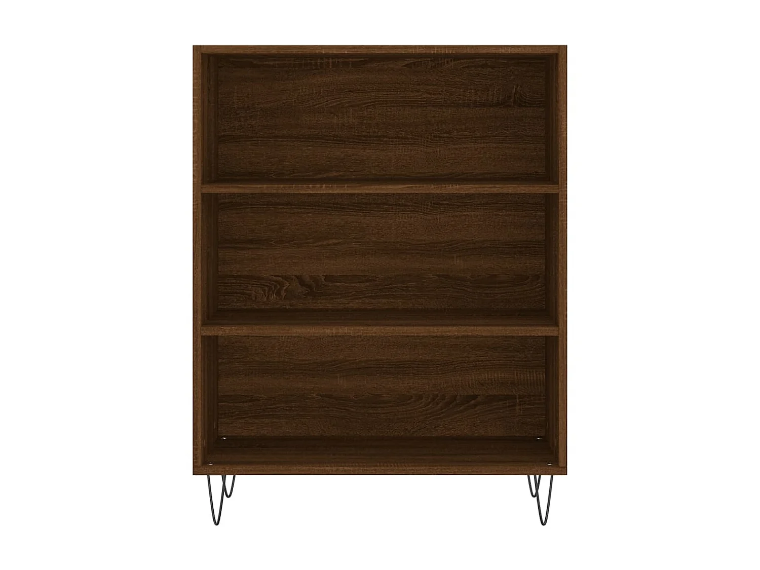 Estante de carvalho marrom 69,5x32,5x90 cm madeira trabalhada