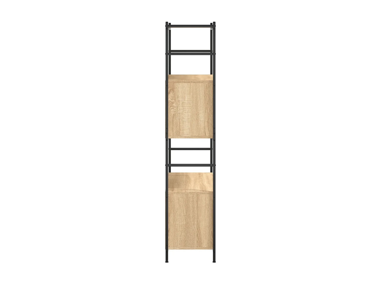 Libreria in rovere Sonoma 80x30x145,5 cm in derivati del legno e ferro