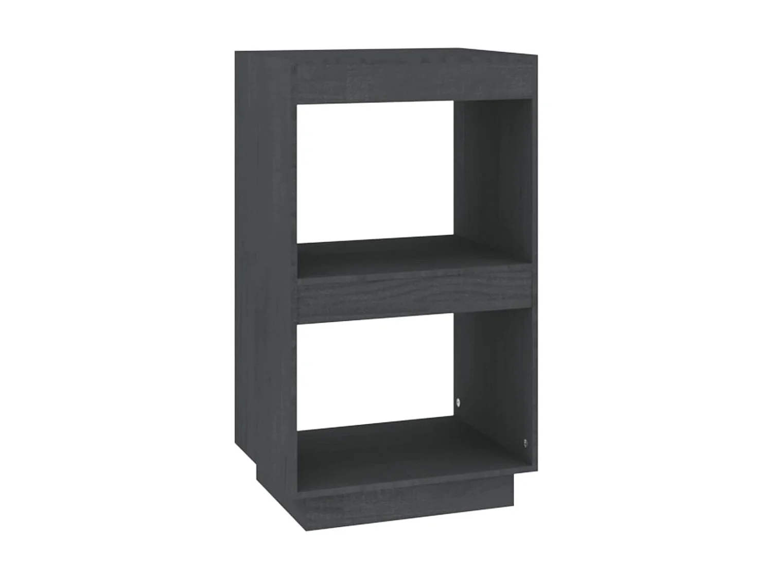 Bibliothèque Gris 40x35x71 cm Bois de pin massif