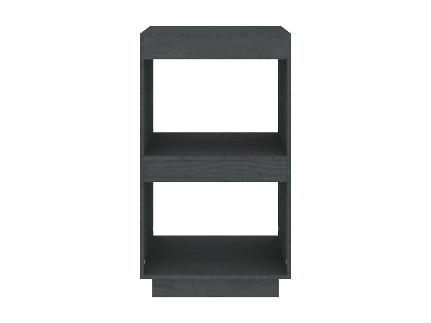 Bibliothèque Gris 40x35x71 cm Bois de pin massif