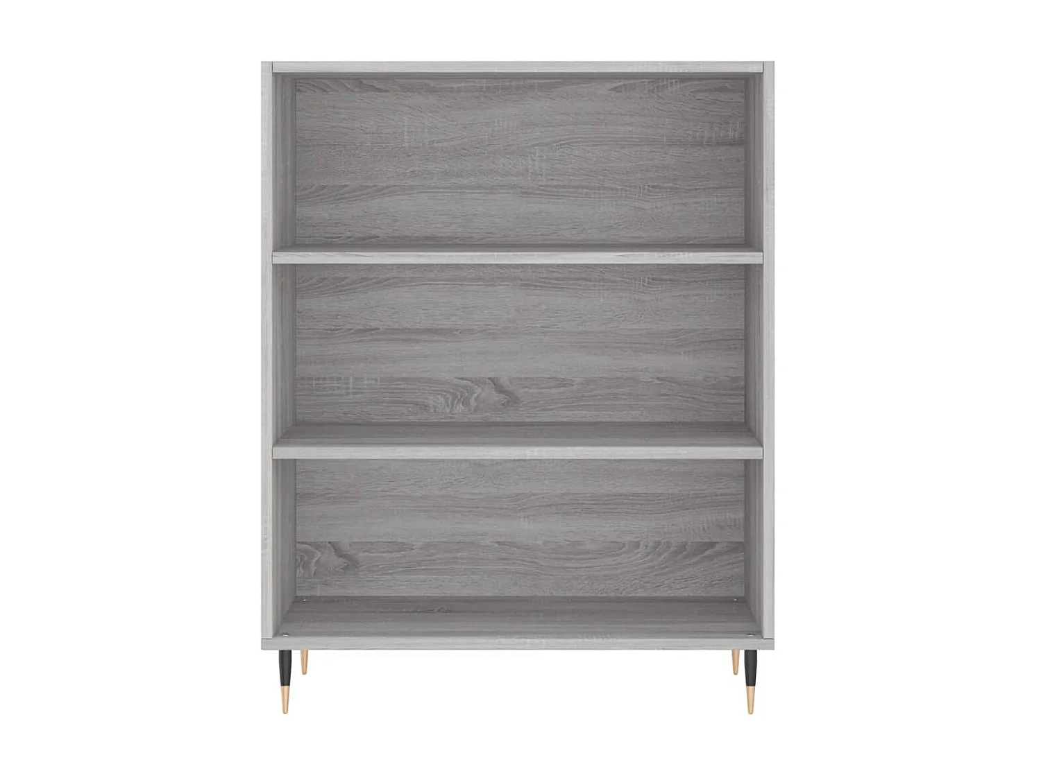 Libreria Sonoma grigio 69,5x32,5x90 cm in multistrato