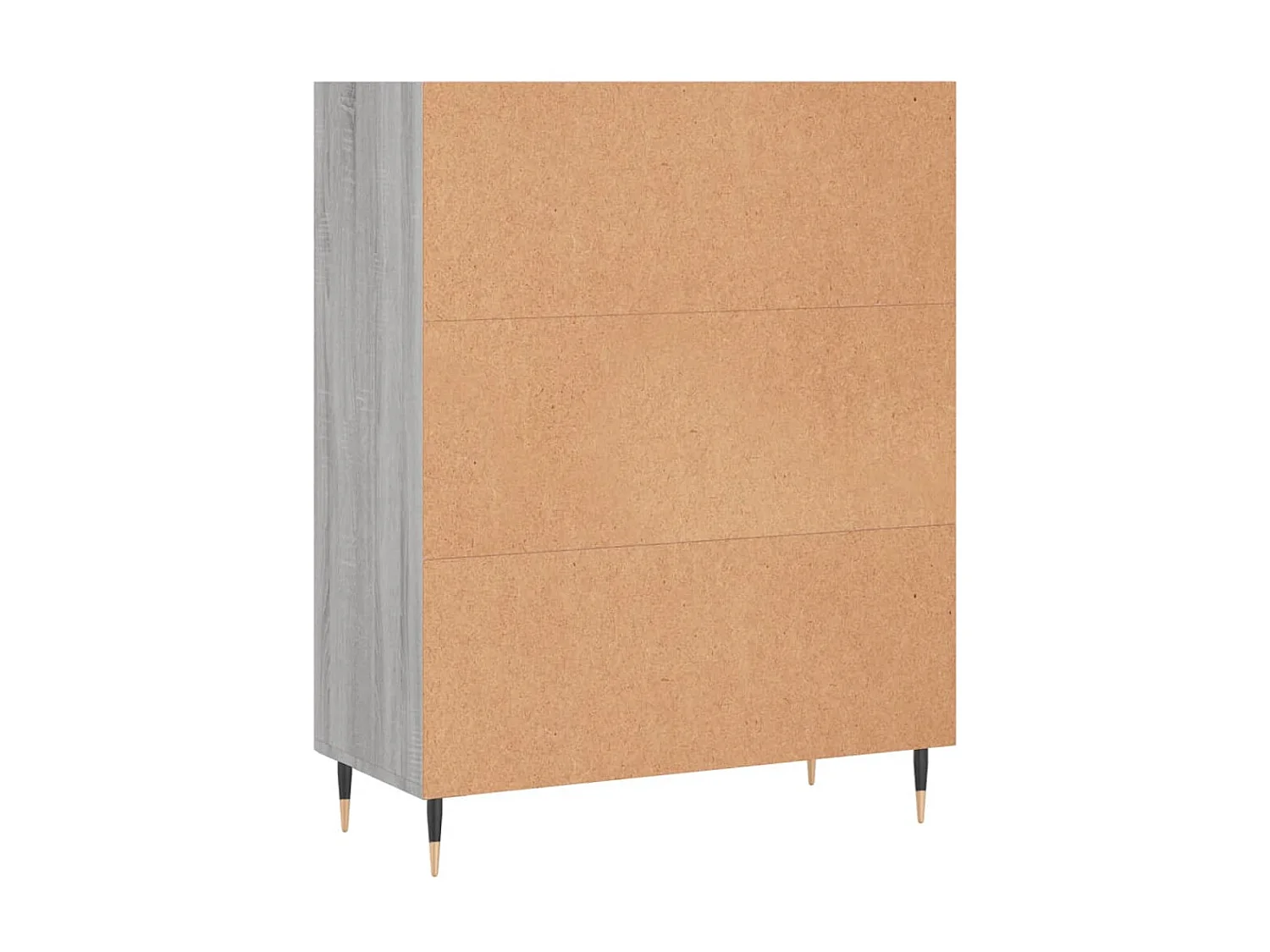 Sonoma boekenkast grijs 69,5x32,5x90 cm samengesteld hout