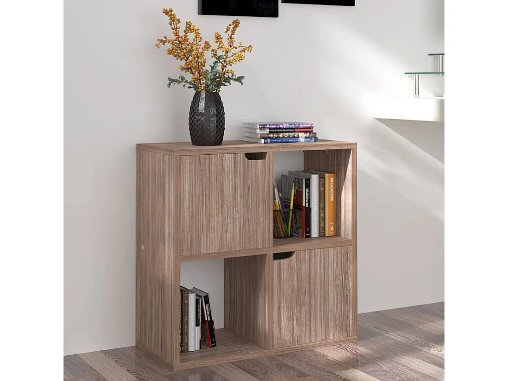 Estante Sonoma cinza 60x27,5x59,5 cm aglomerado