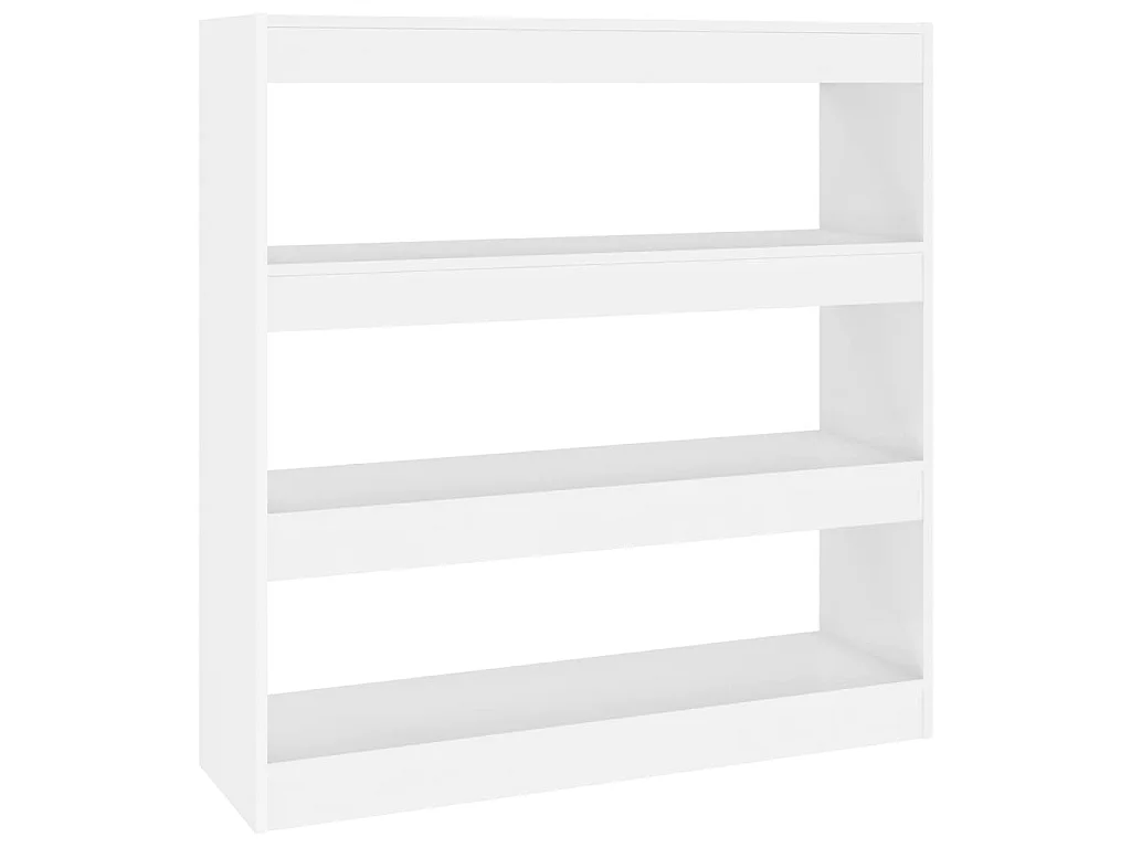 Bibliothèque/Séparateur de pièce Blanc 100x30x103 cm