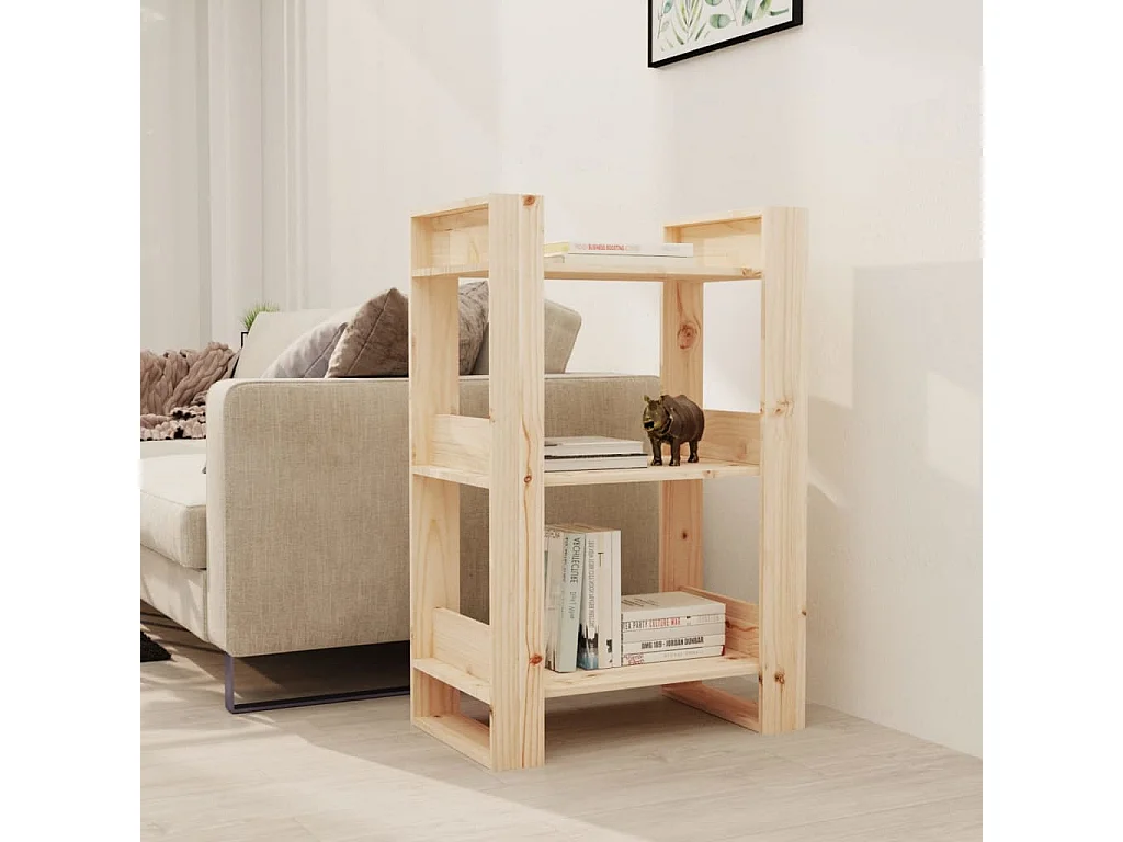 Bücherregal/Raumteiler 60x35x91 cm Massive Kiefer