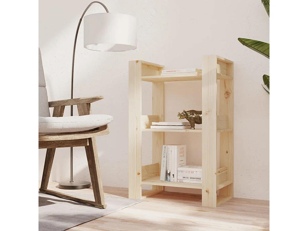 Bücherregal/Raumteiler 60x35x91 cm Massive Kiefer