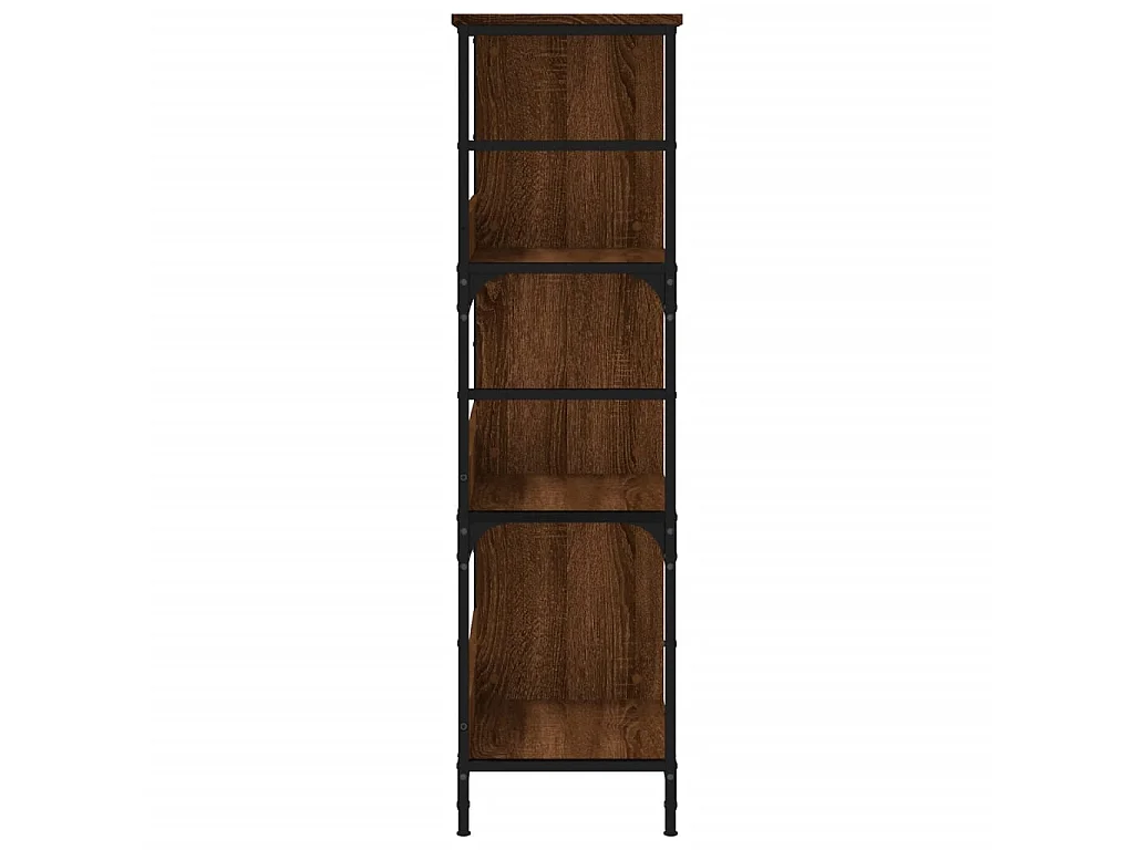 Libreria in rovere marrone 78,5x33x117,5 cm in multistrato