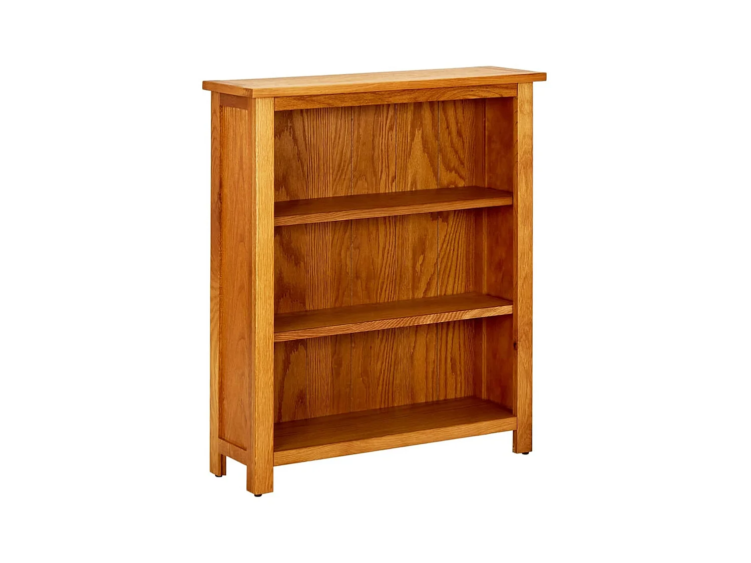 Libreria con 3 ripiani 70 x 22,5 x 82 cm Legno massello di rovere