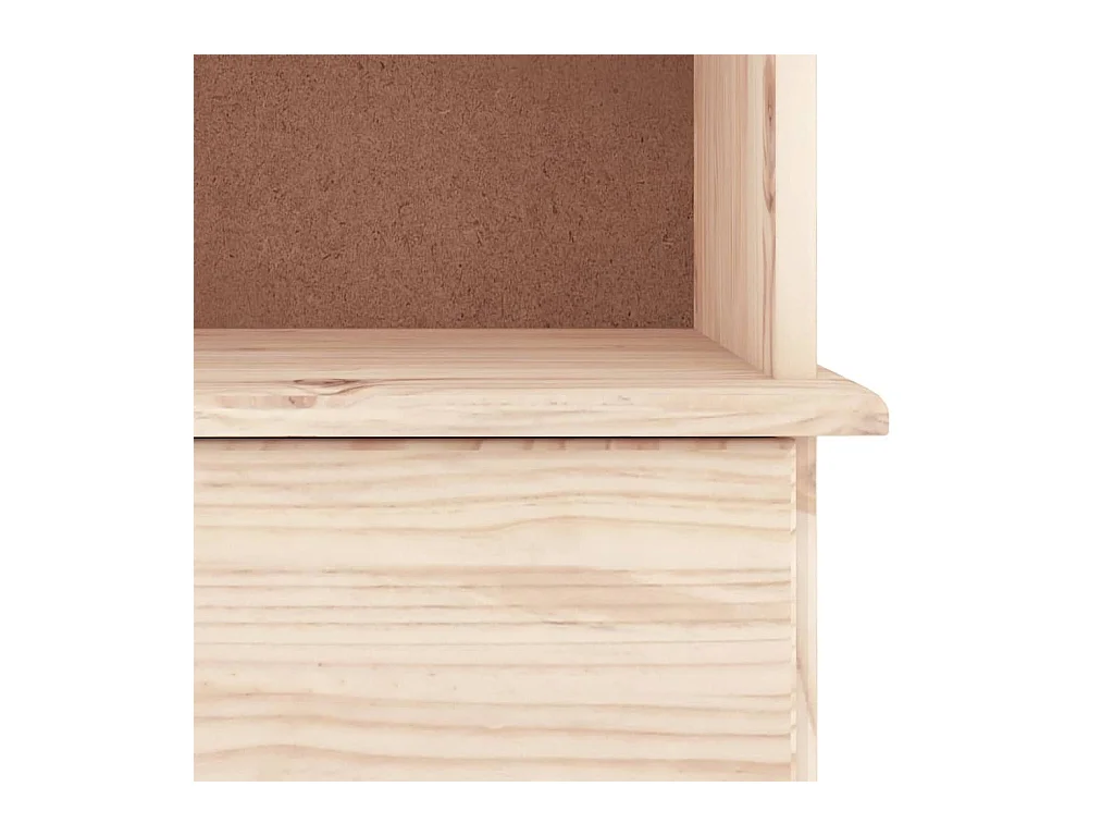 Bibliothèque avec tiroirs ALTA 77x35x186,5cm bois massif de pin