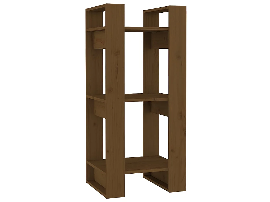 Bibliothèque/Cloison Marron miel 41x35x91 cm Bois massif