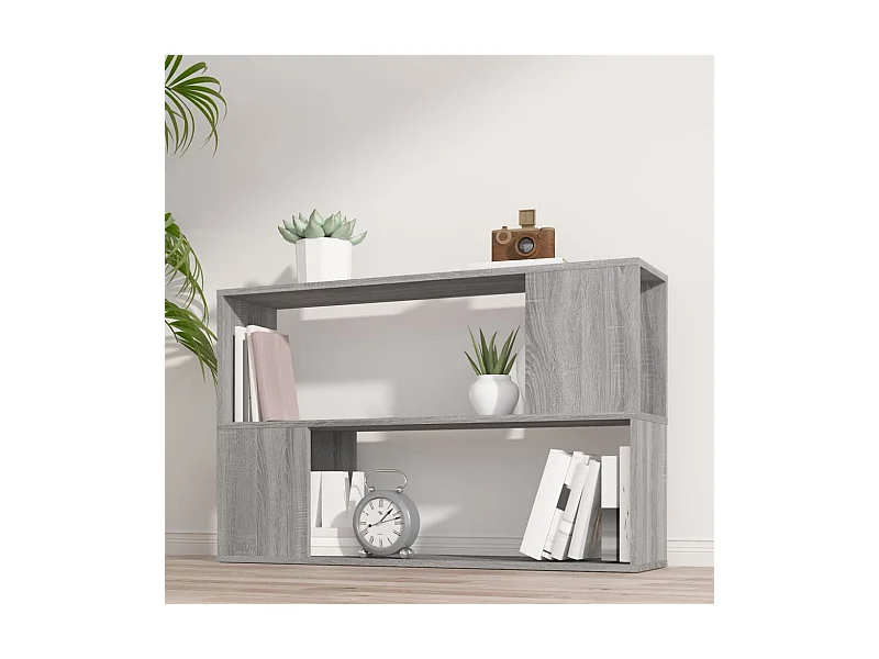 Estante Sonoma cinza 100x24x63 cm Madeira trabalhada