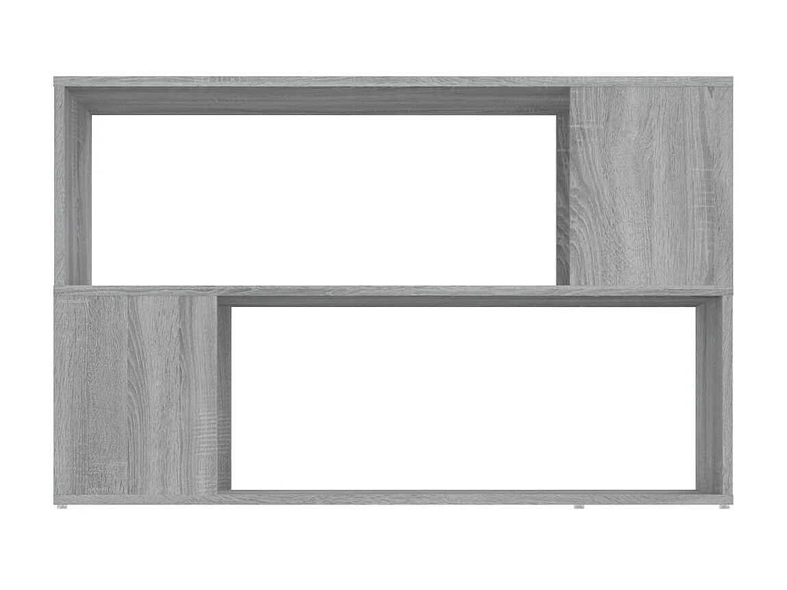 Bibliothèque Sonoma gris 100x24x63 cm Bois d'ingénierie