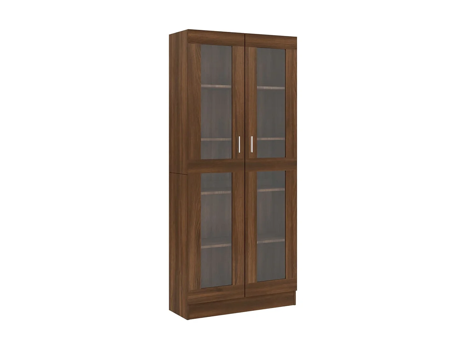 Armoire à vitrine Chêne marron 82,5x30,5x185,5cmBois ingénierie