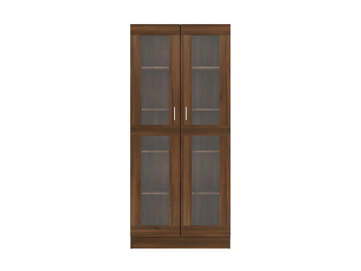 Armoire à vitrine Chêne marron 82,5x30,5x185,5cmBois ingénierie