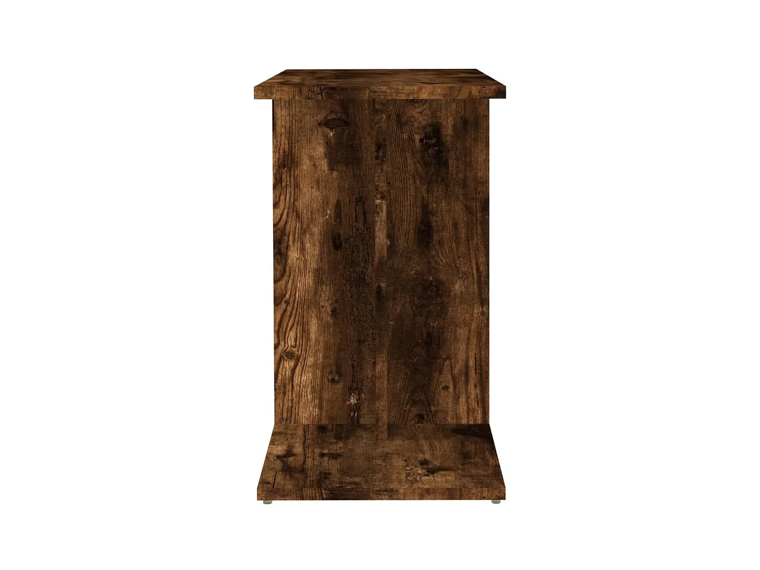 Table d'appoint Chêne fumé 50x30x50 cm Bois d'ingénierie