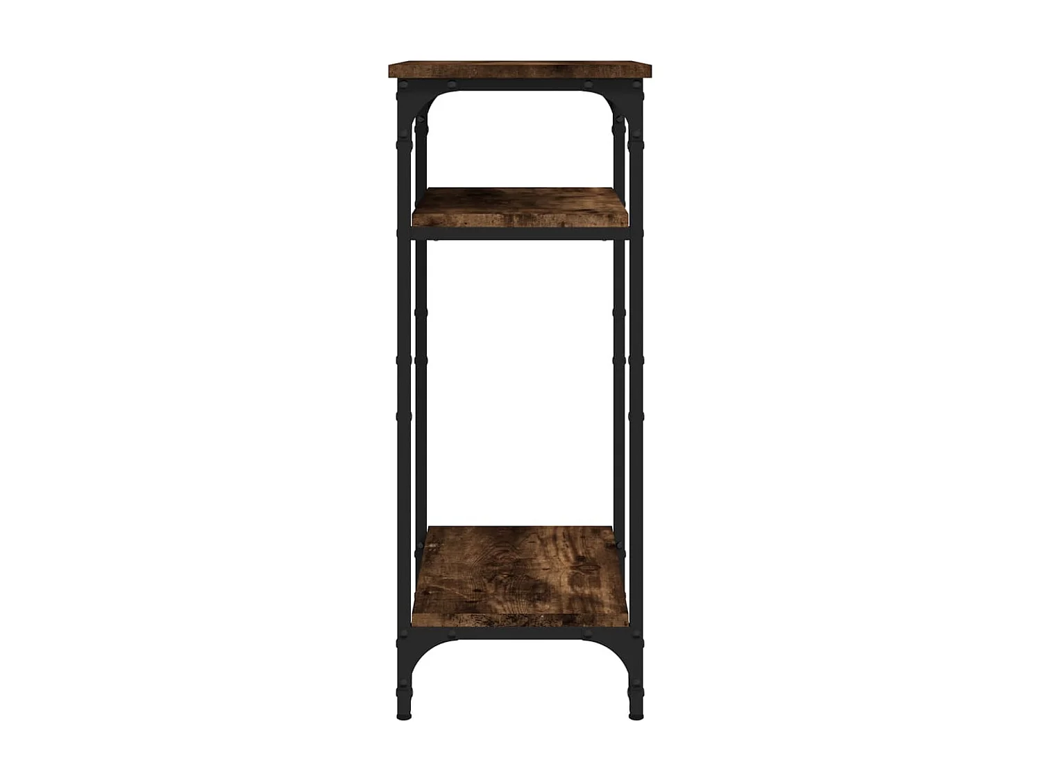 Tavolino Rovere affumicato 40x30x75 cm MDF