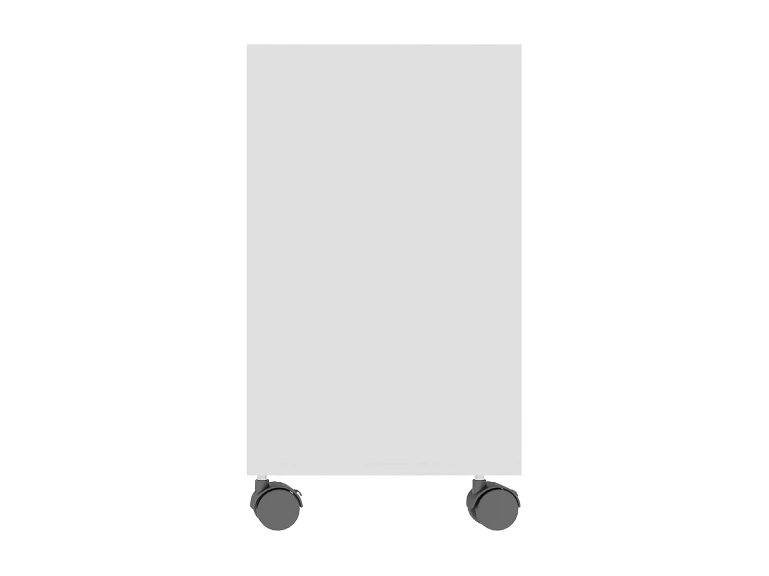 Mesa auxiliar Blanco 70x35x55 cm Madera contrachapada