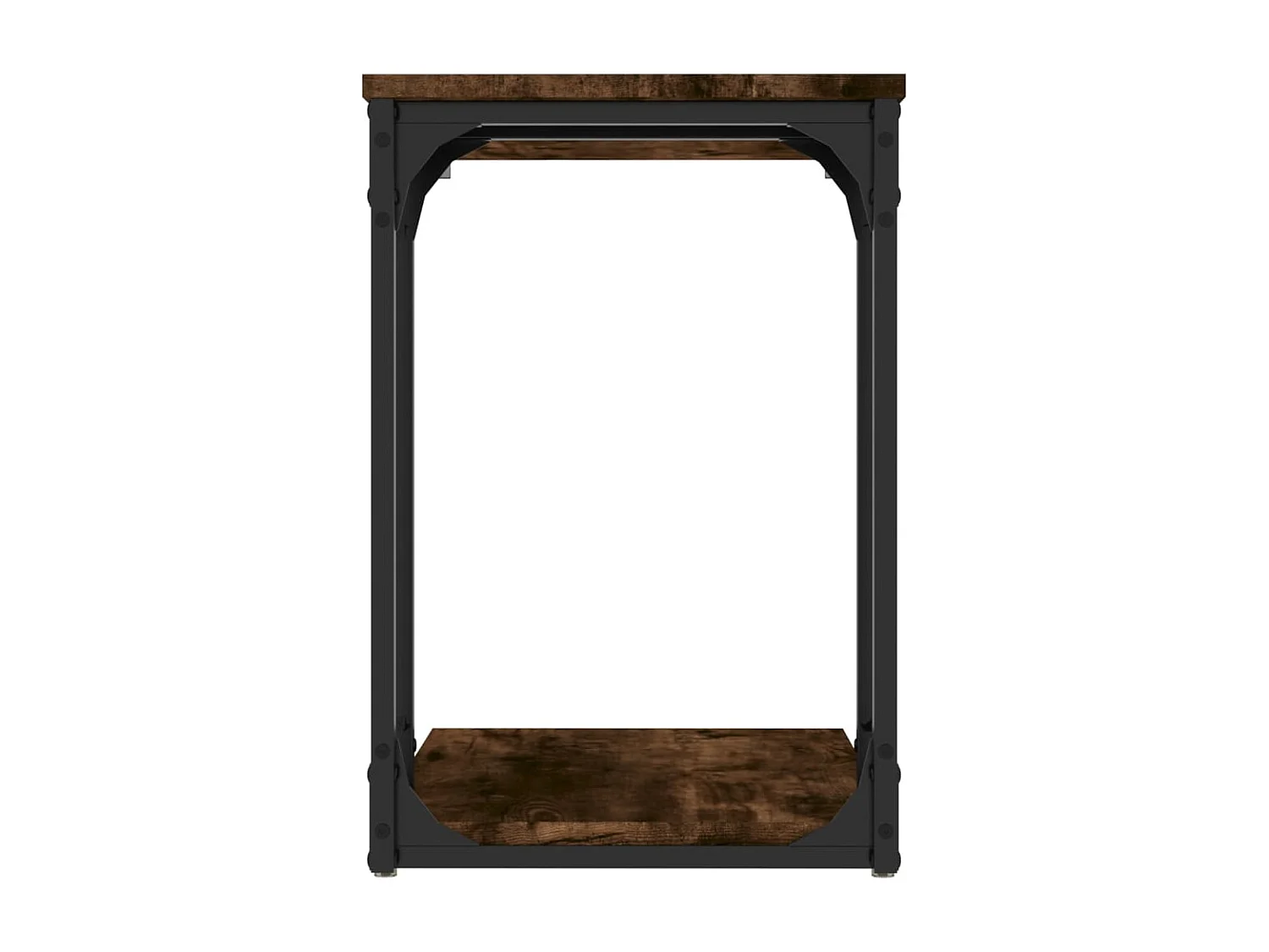 Table d'appoint Chêne fumé 50x35x52 cm Bois d'ingénierie