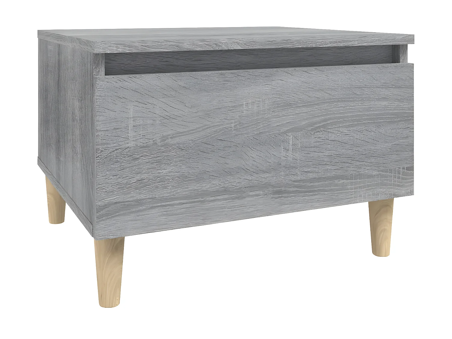 Beistelltische 2 Stk. Sonoma grau 50x46x35 cm Holzwerkstoff