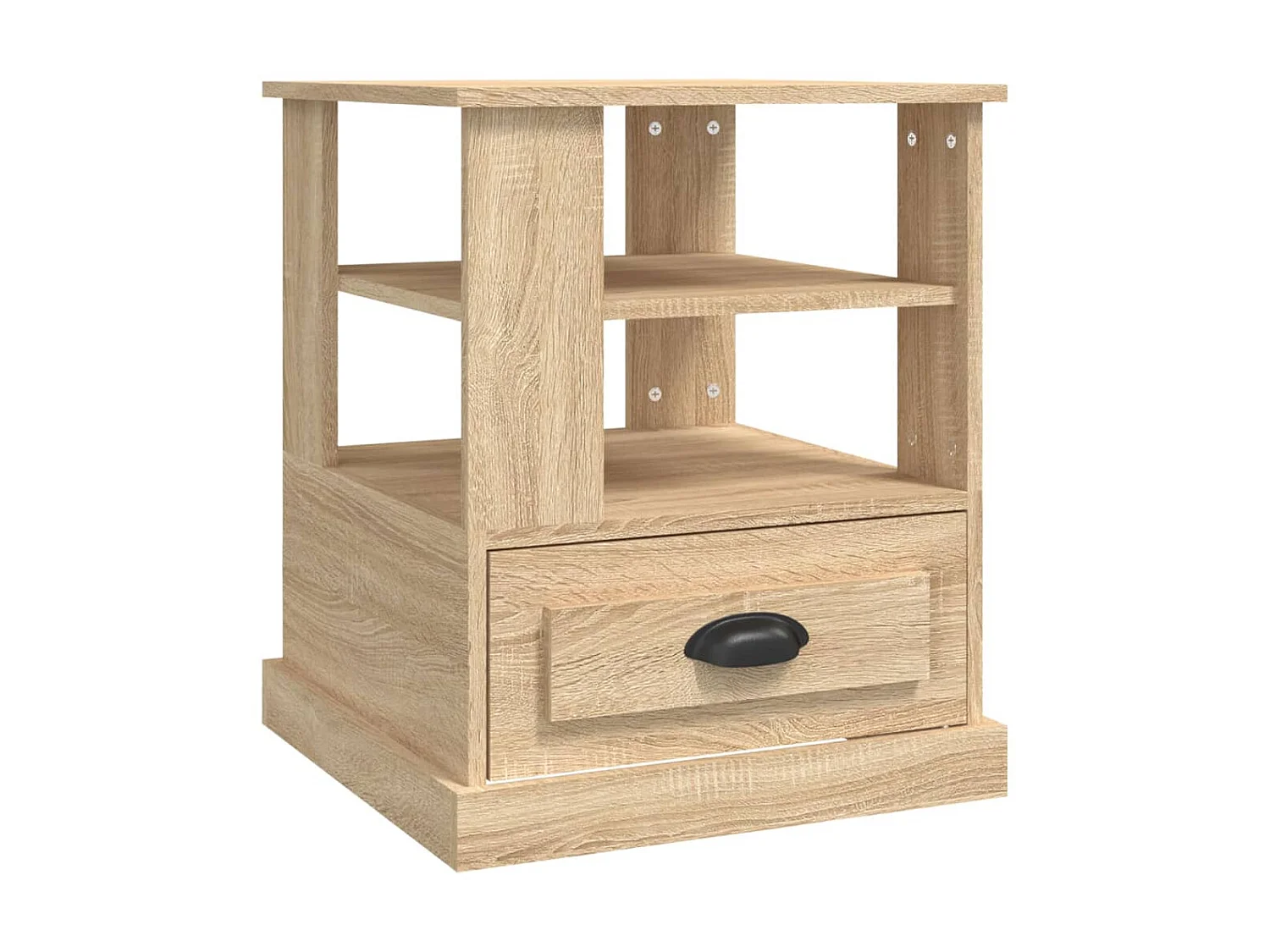 Tavolino in rovere Sonoma 50x50x60 cm in derivati del legno