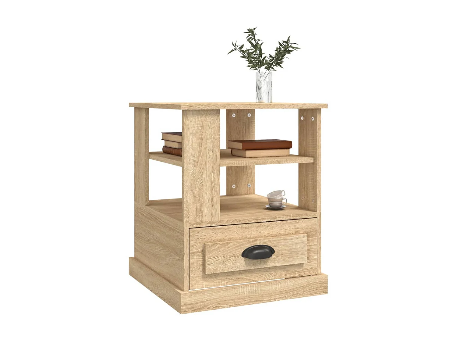 Tavolino in rovere Sonoma 50x50x60 cm in derivati del legno