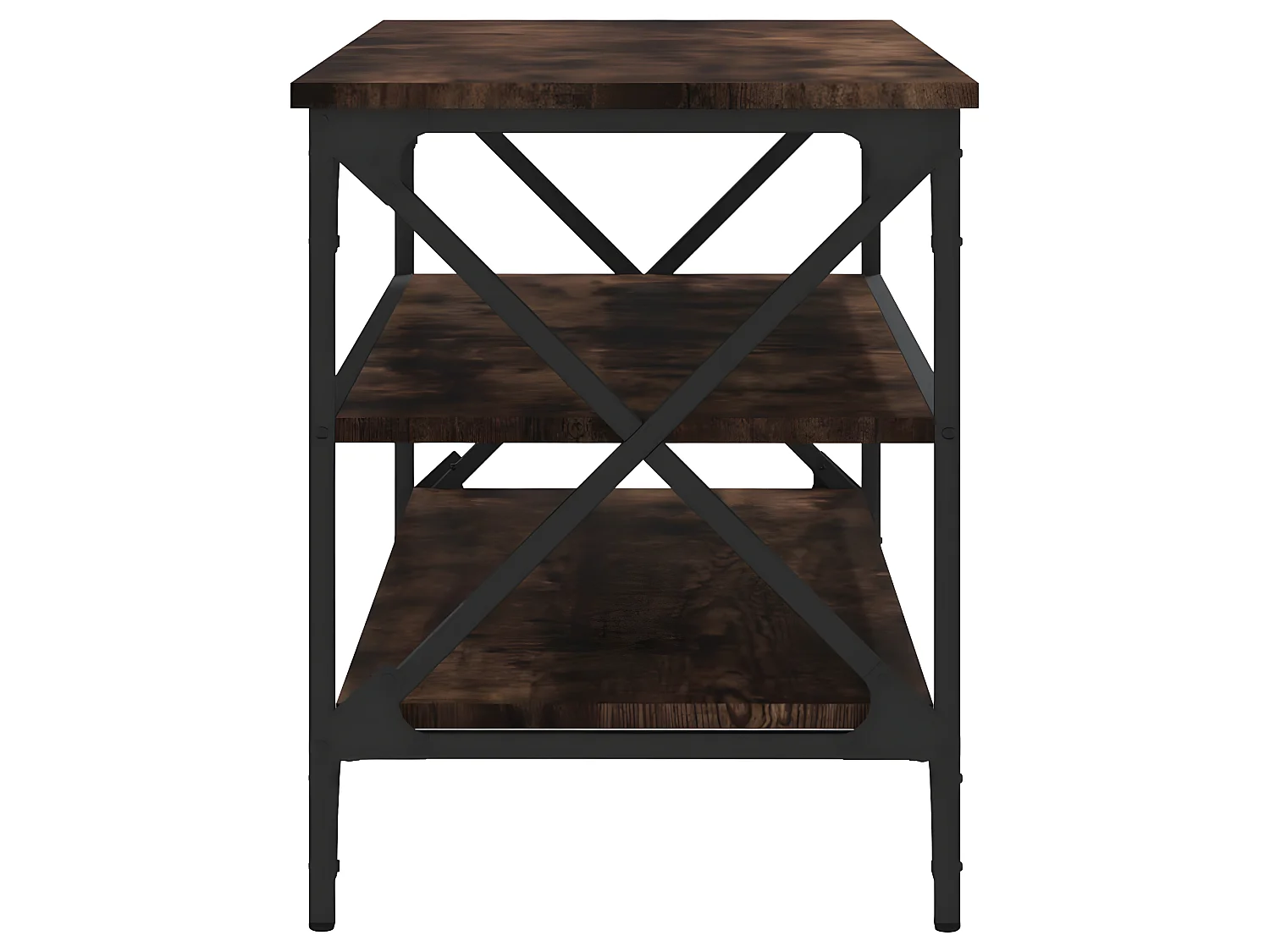 TV-Schrank Räuchereiche 100x40x50 cm Holzwerkstoff