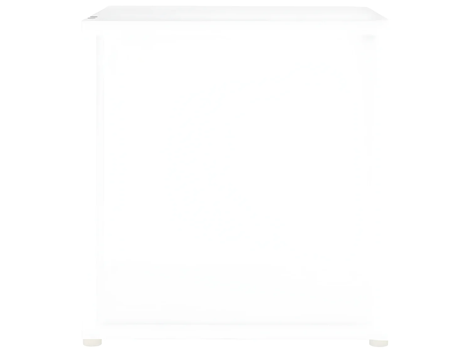 Table d'appoint Blanc 33x33x34,5 cm Aggloméré