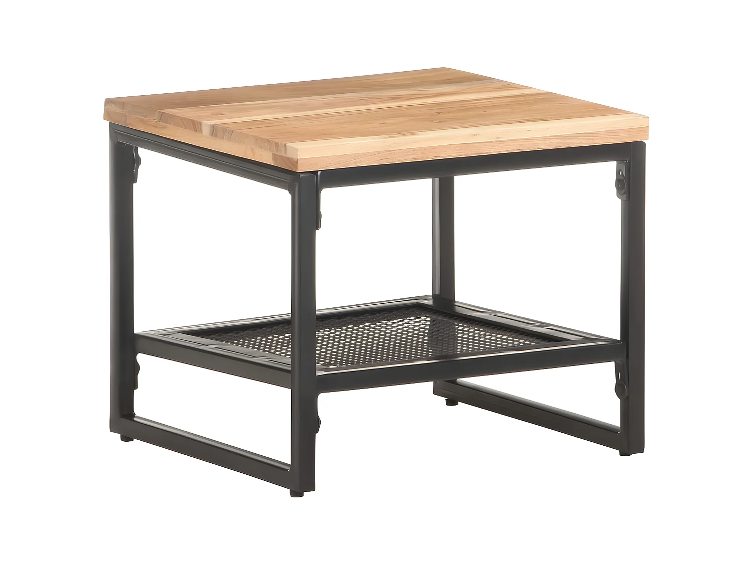 Bijzettafel 40x40x35 cm Massief acaciahout