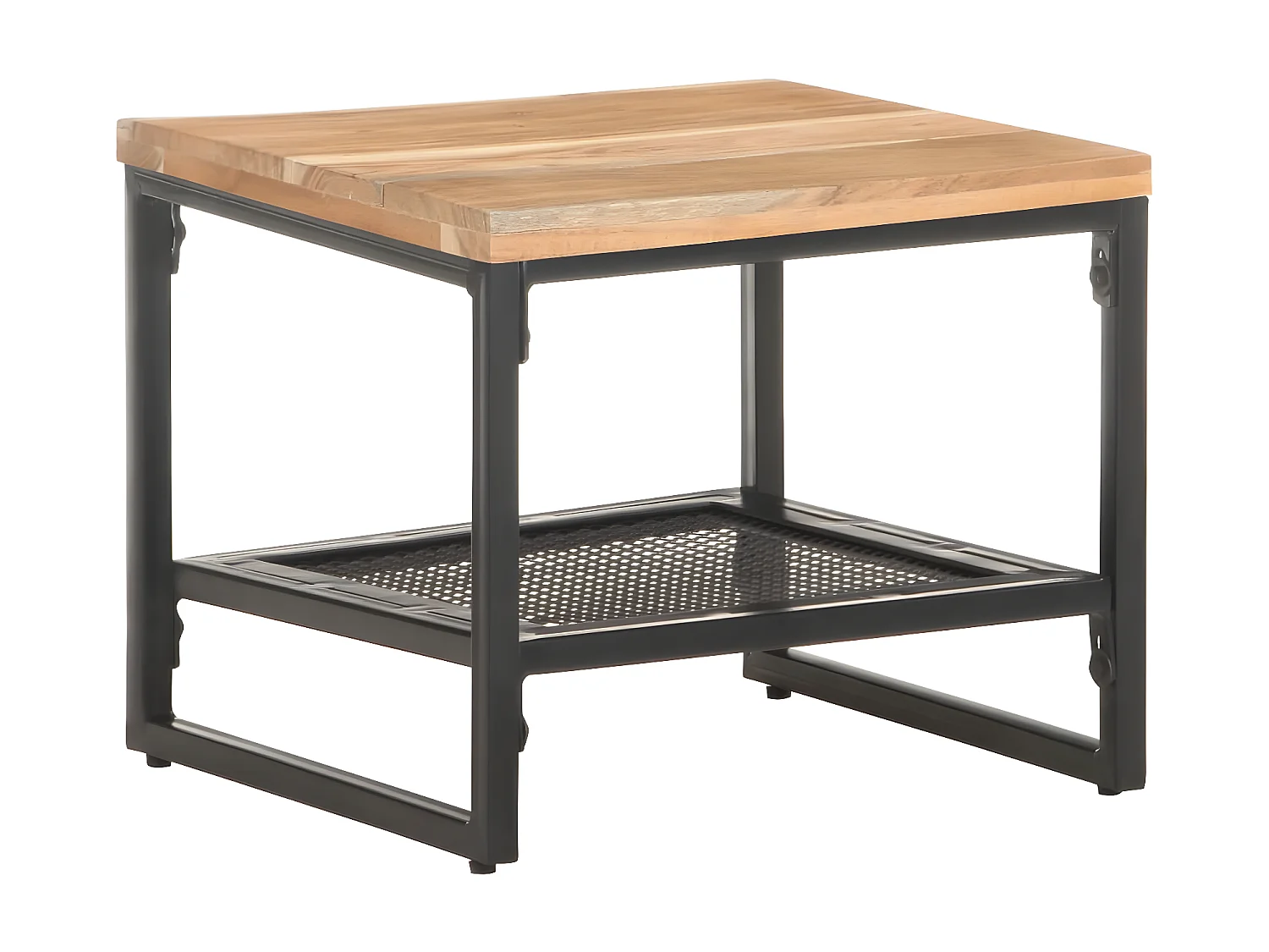 Bijzettafel 40x40x35 cm Massief acaciahout