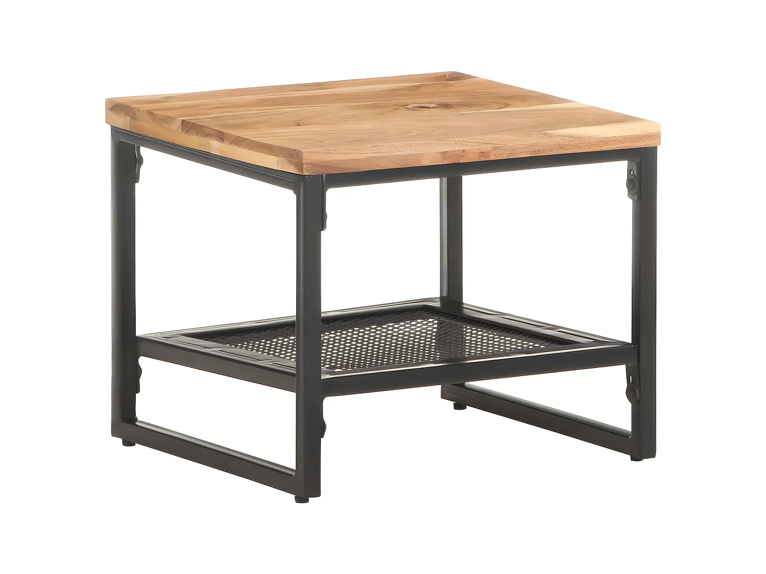 Bijzettafel 40x40x35 cm Massief acaciahout