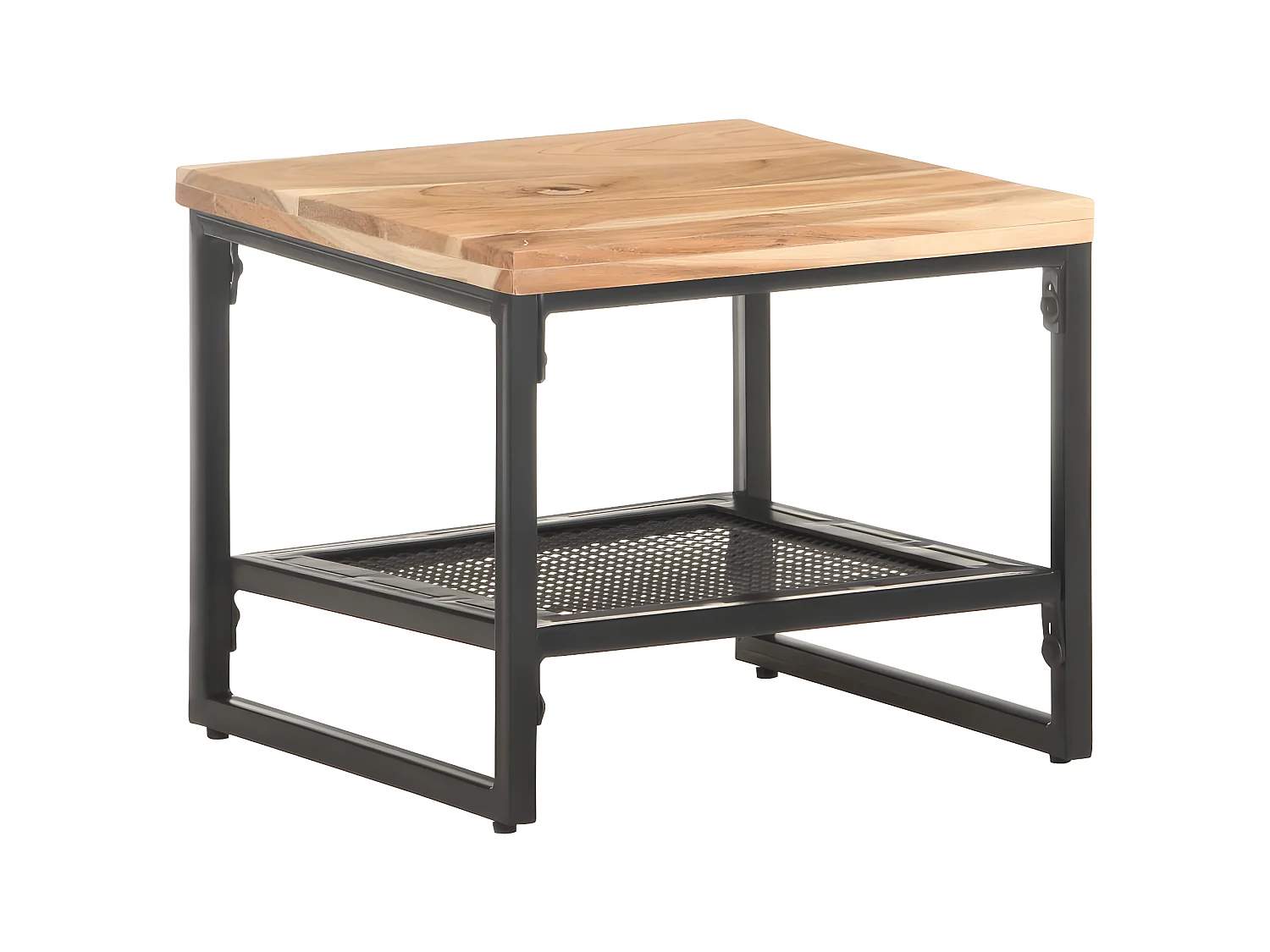 Bijzettafel 40x40x35 cm Massief acaciahout