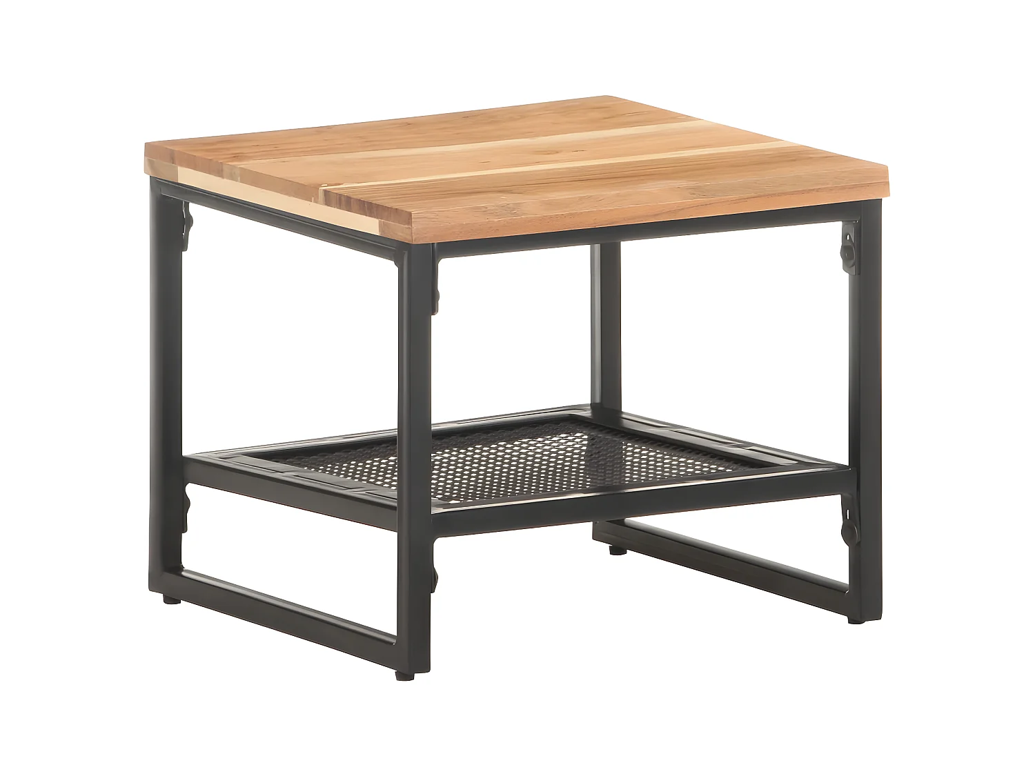 Bijzettafel 40x40x35 cm Massief acaciahout