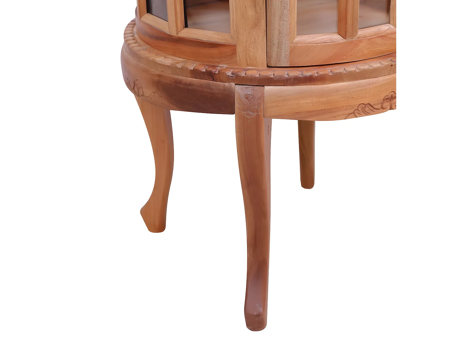 Vetrina Natural 50x50x76 cm Legno massello di mogano