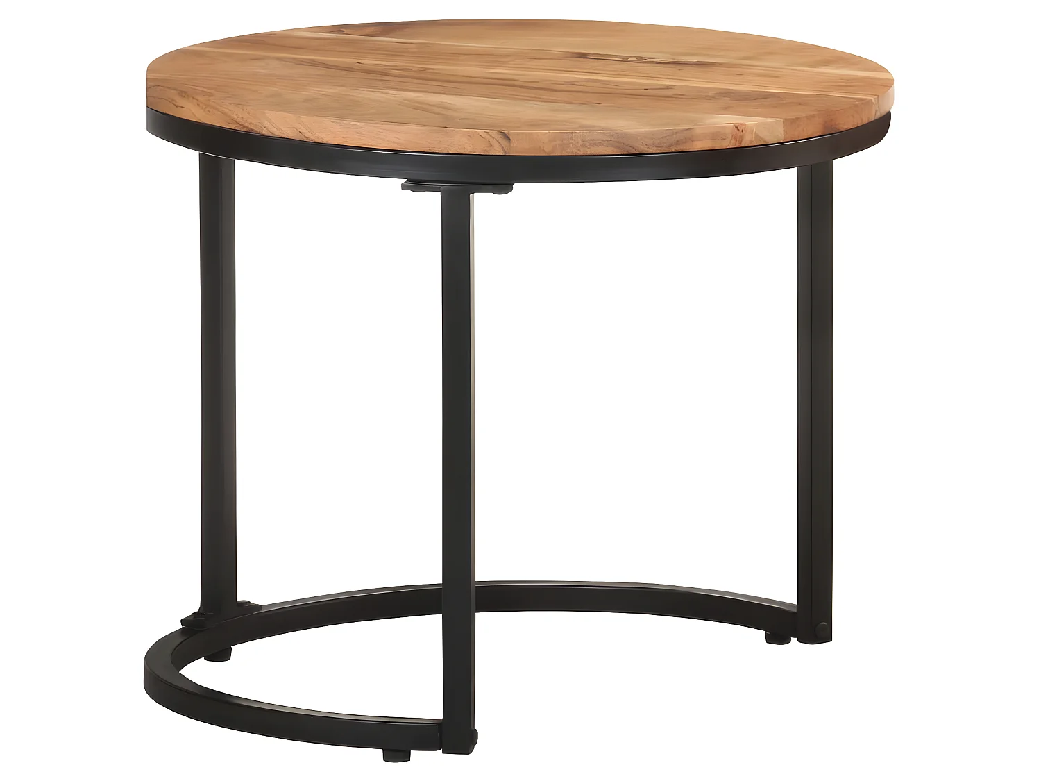 Tables d'appoint 3 pcs Bois d'acacia solide